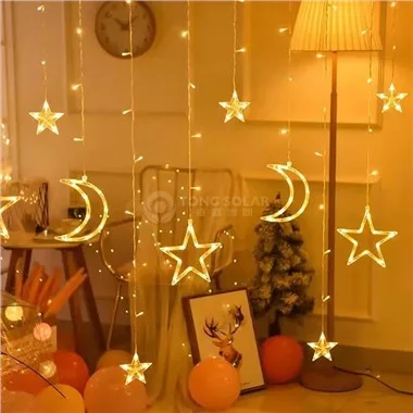 Decoración de luz solar para fiestas